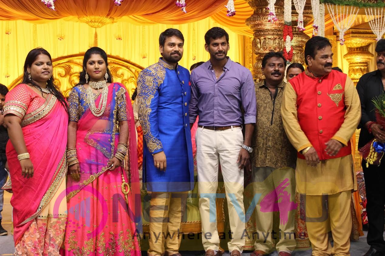 Fefsi Vijayan Master Son Wedding Reception Photos Movie