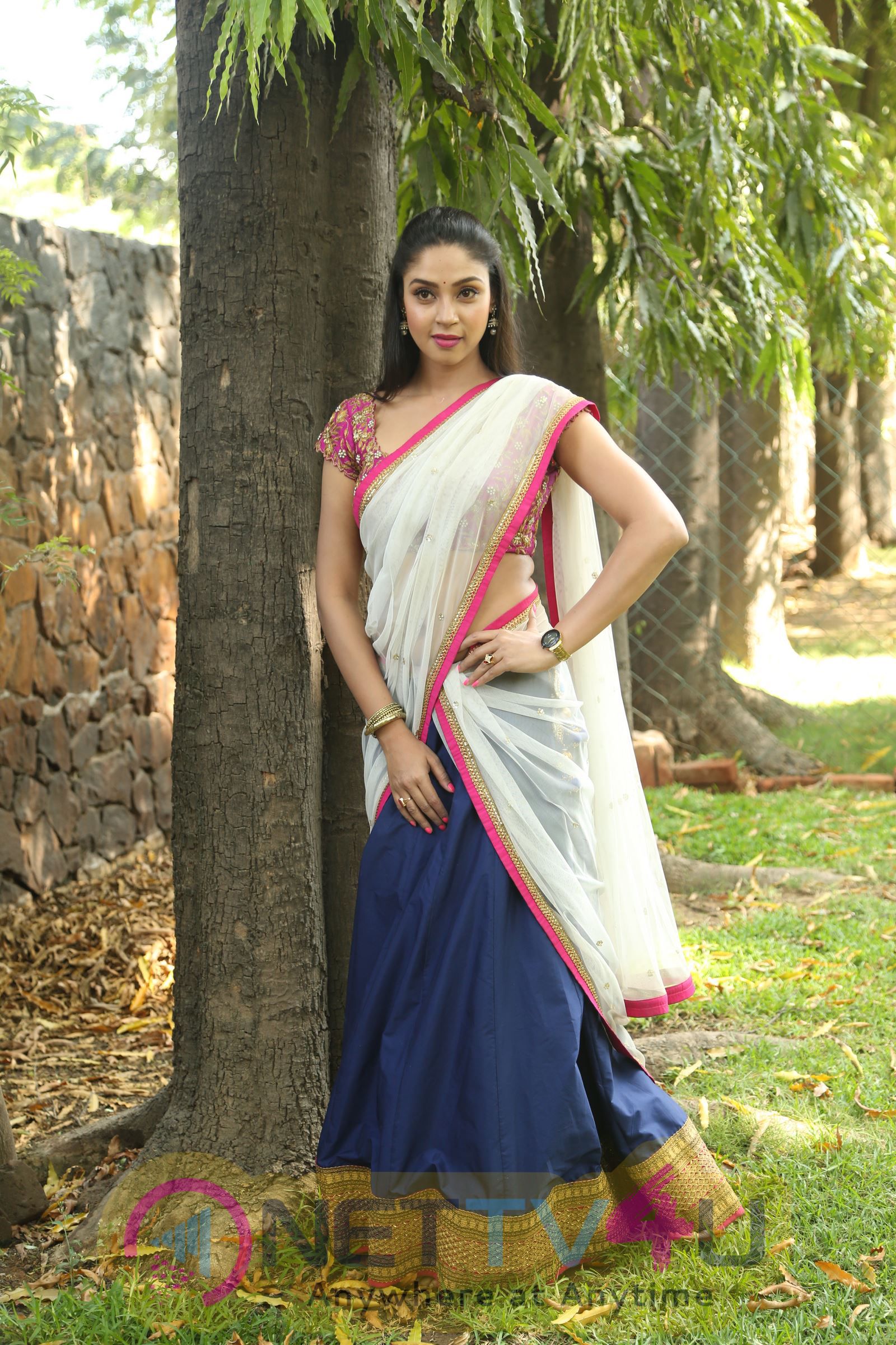  Actress Angana Rai Half Saree Exclusive Photos Tamil Gallery