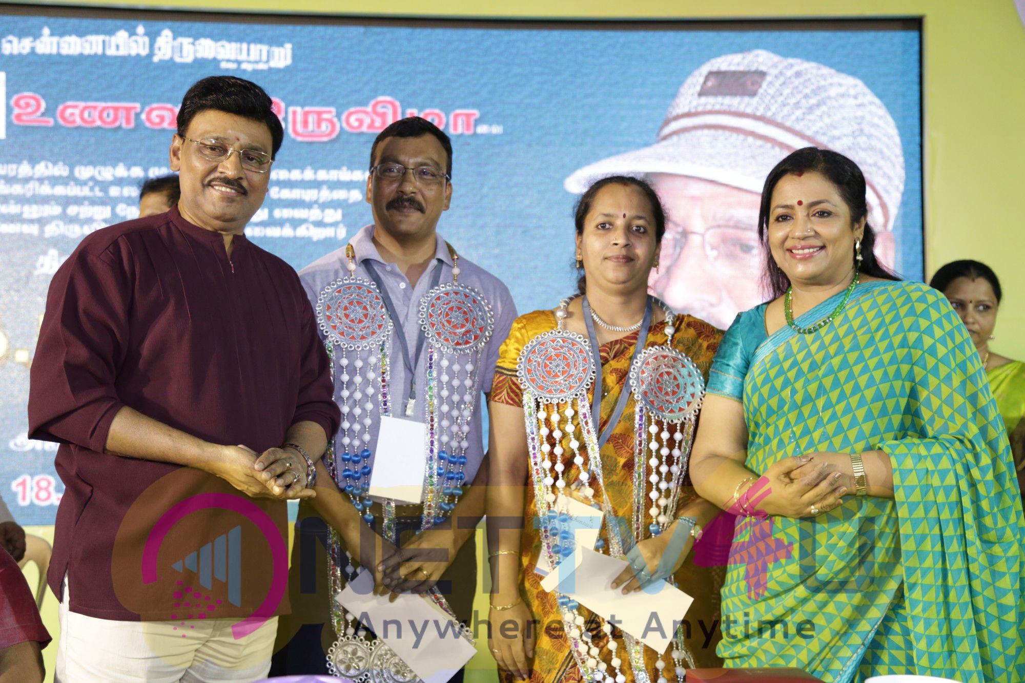  director k bhagyaraj a mrs poornima bhagyaraj inaugurated unavu thiruvizha  40 chennaiyil thiruvaiyaru season 11 stills 11