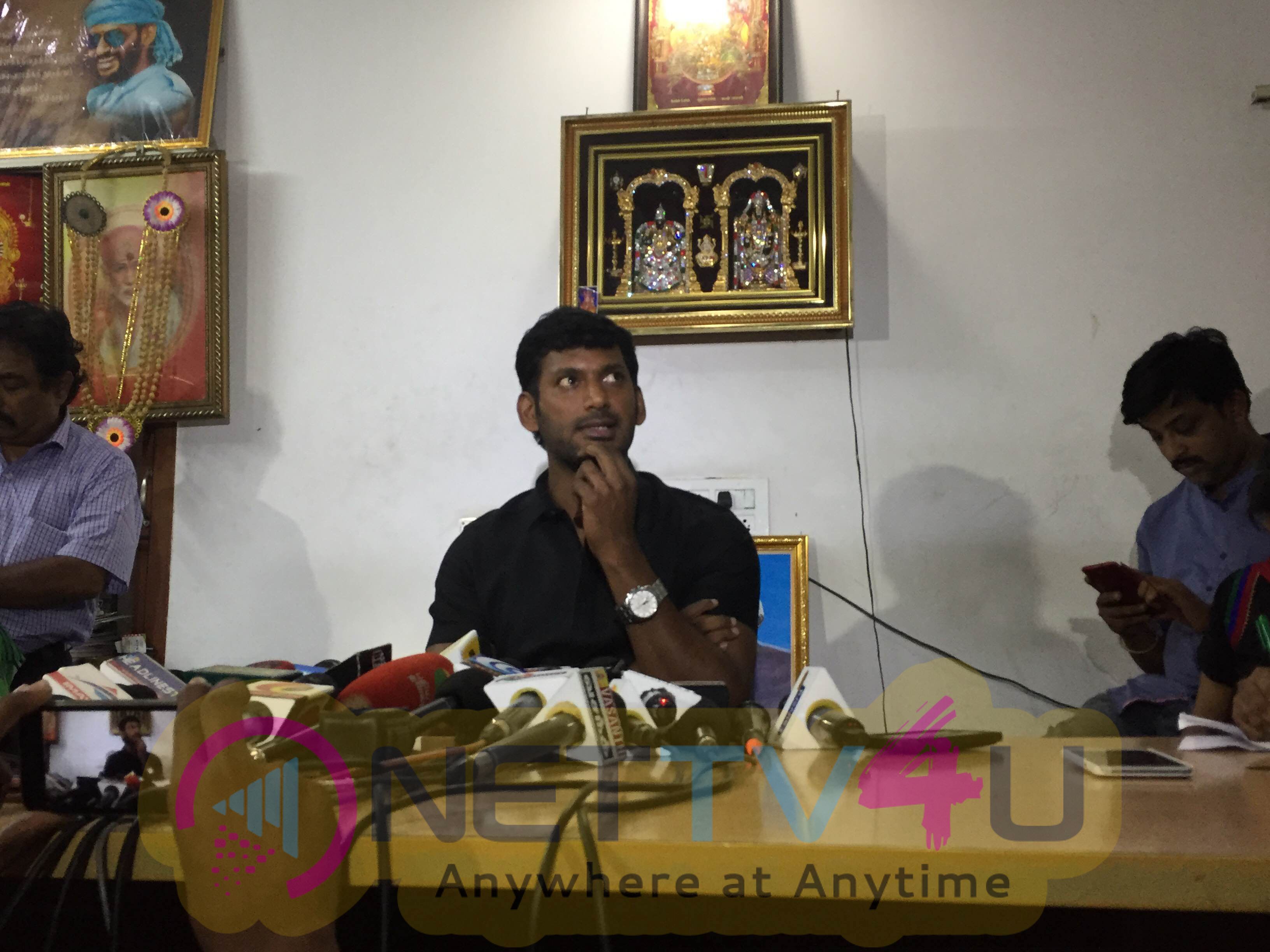  Actor Vishal Press Meet Delightful Photos Tamil Gallery