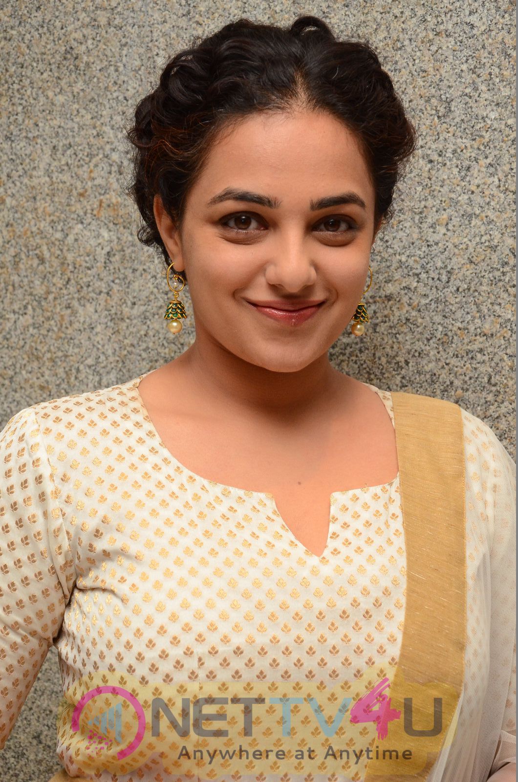 Nithya Menen Stylish Images At 100 Days Of Love Press Meet | 332043 ...