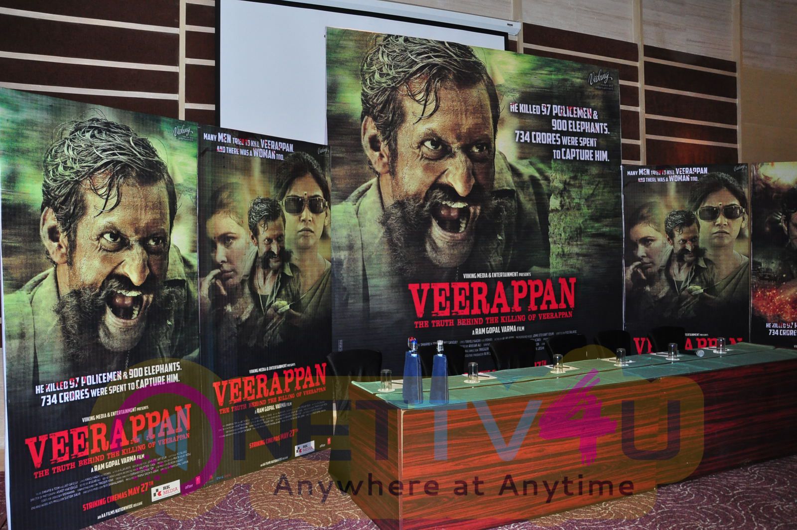  Veerappan Telugu  Movie Press Meet Dazzling Photos Telugu Gallery