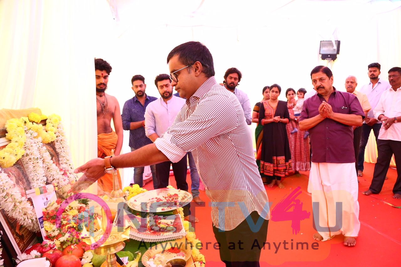 Suriya 36 New Movie Pooja Stills Tamil Gallery