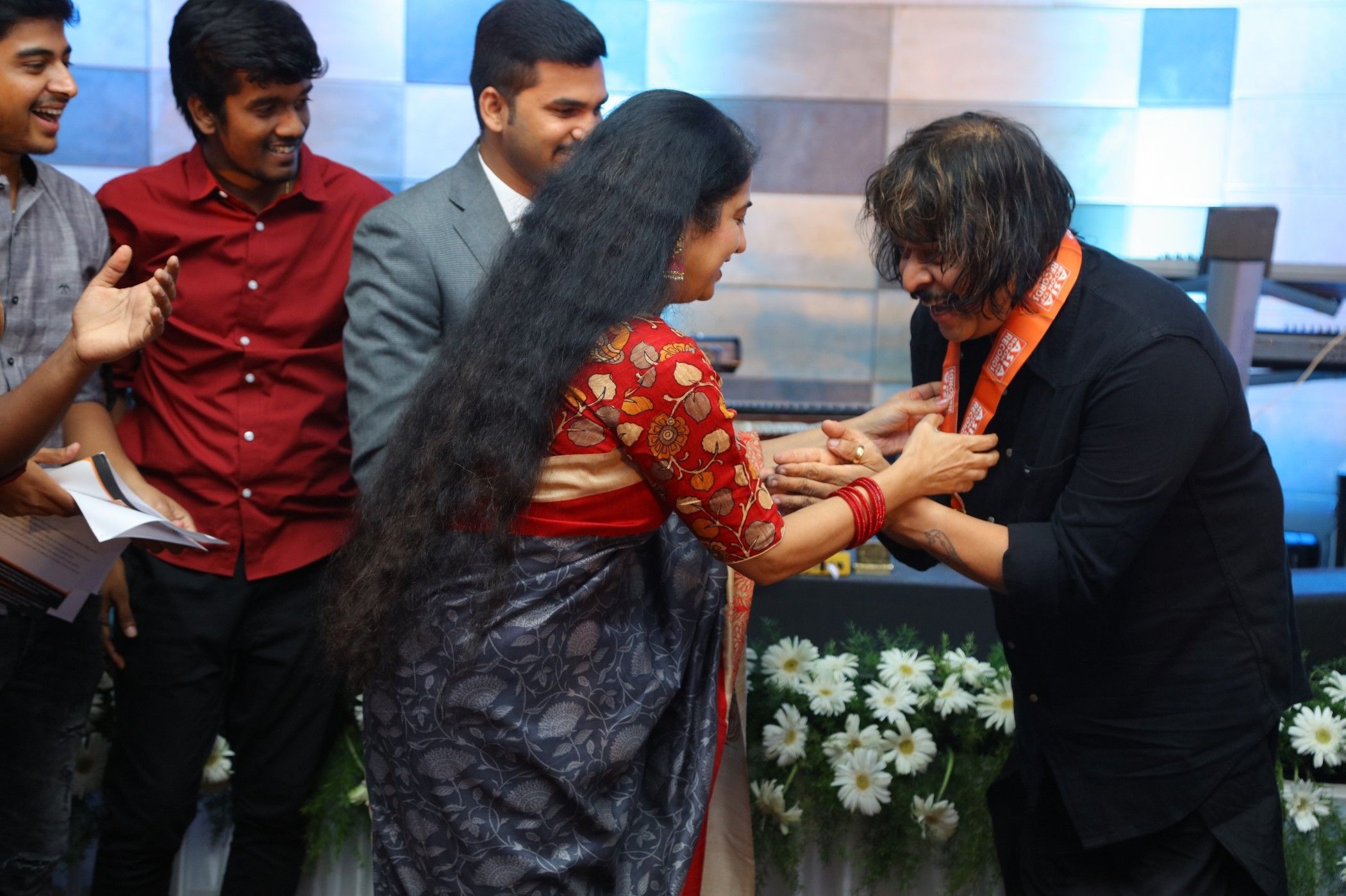 Veena Maestro Rajesh Vaidhya Honoured By Asia Book Of Records Photos  Tamil Gallery
