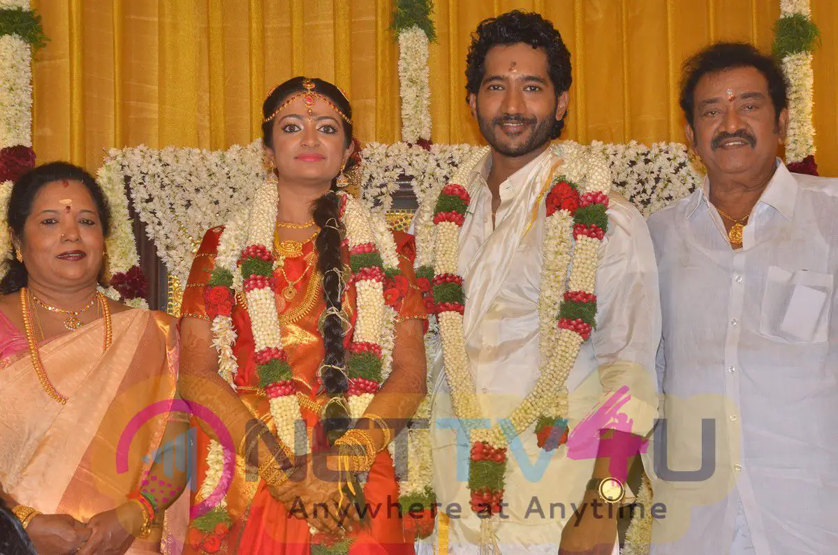 Actor Pandu Son Pintu Wedding Beauteous Photos Tamil Gallery