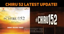 Chiru 52 Latest Update!