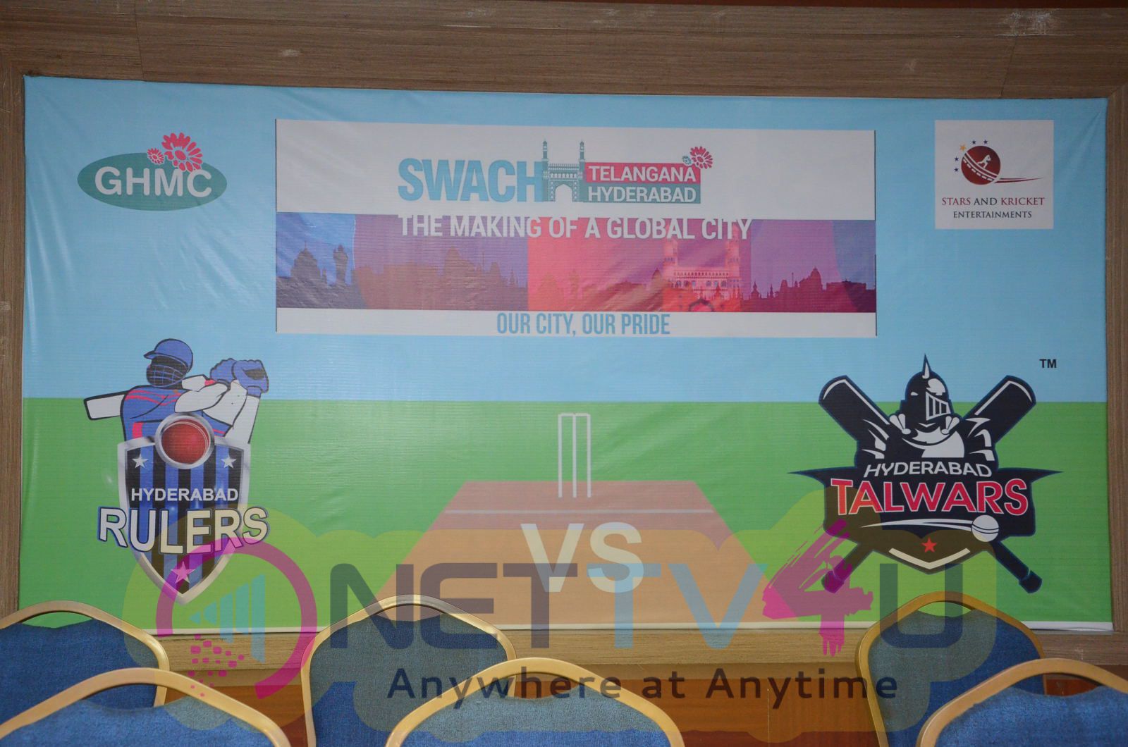 Swachh Hyderabad Cricket Match Press Meet Excellent Pics Telugu Gallery
