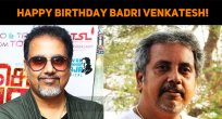 Happy Birthday Director Badri Venkatesh!