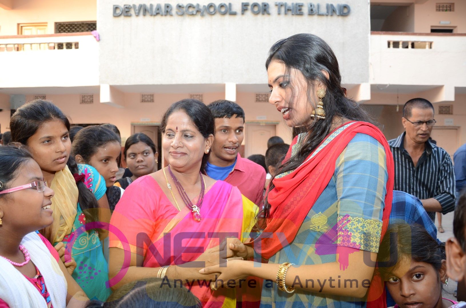 Shivani Rajasekar Birthday Celebration  In Devnar School For Blind Best Images  Telugu Gallery