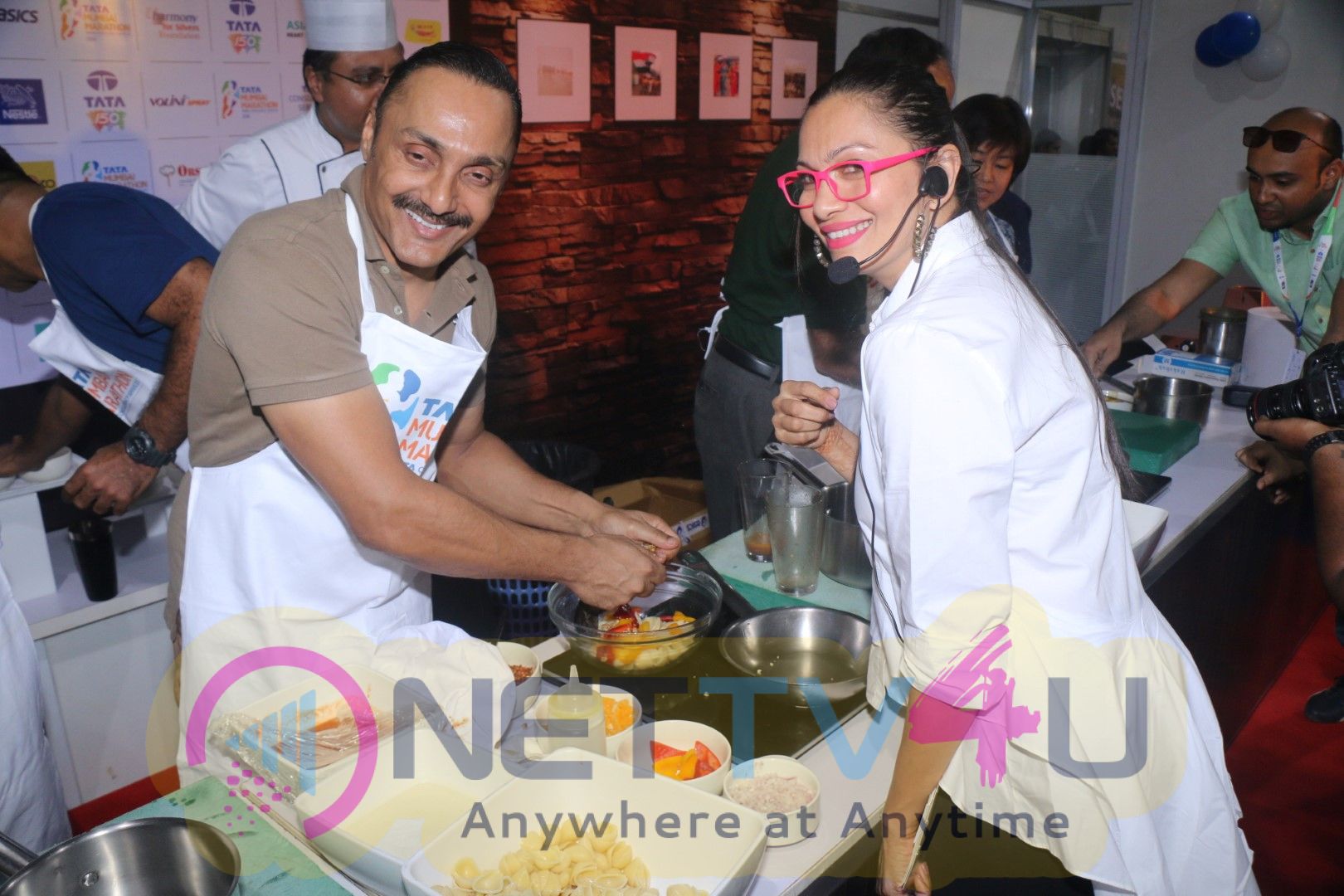 Rahul Bose Participate & Maria Goretti Judging Of Pasta Party At BKC Pics Hindi Gallery