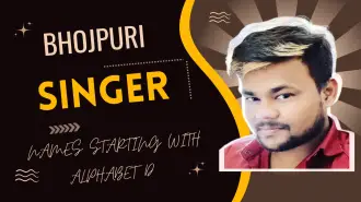 Bhojpuri Singer Names Starting With Alphabet D