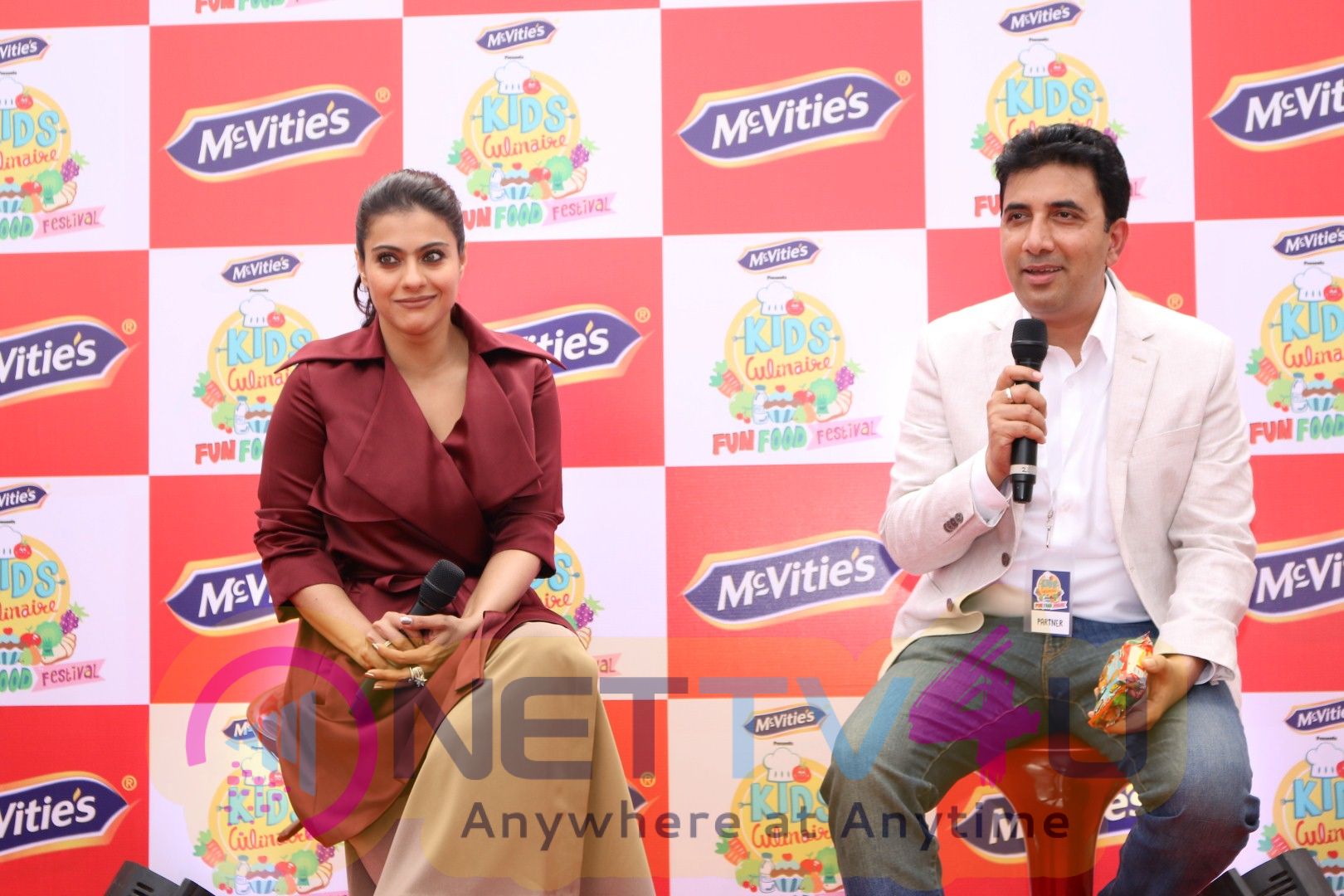 Launch Of New Product McVites With Kajol Photos Hindi Gallery