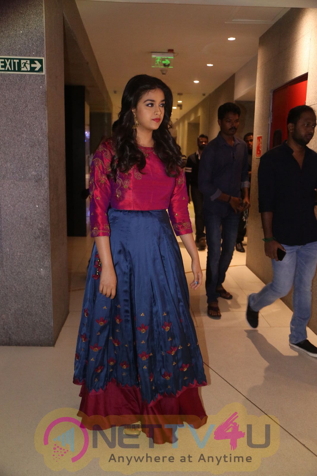Actress Keerthy Suresh At Remo Movie Success Meet Lovely Pics Telugu Gallery