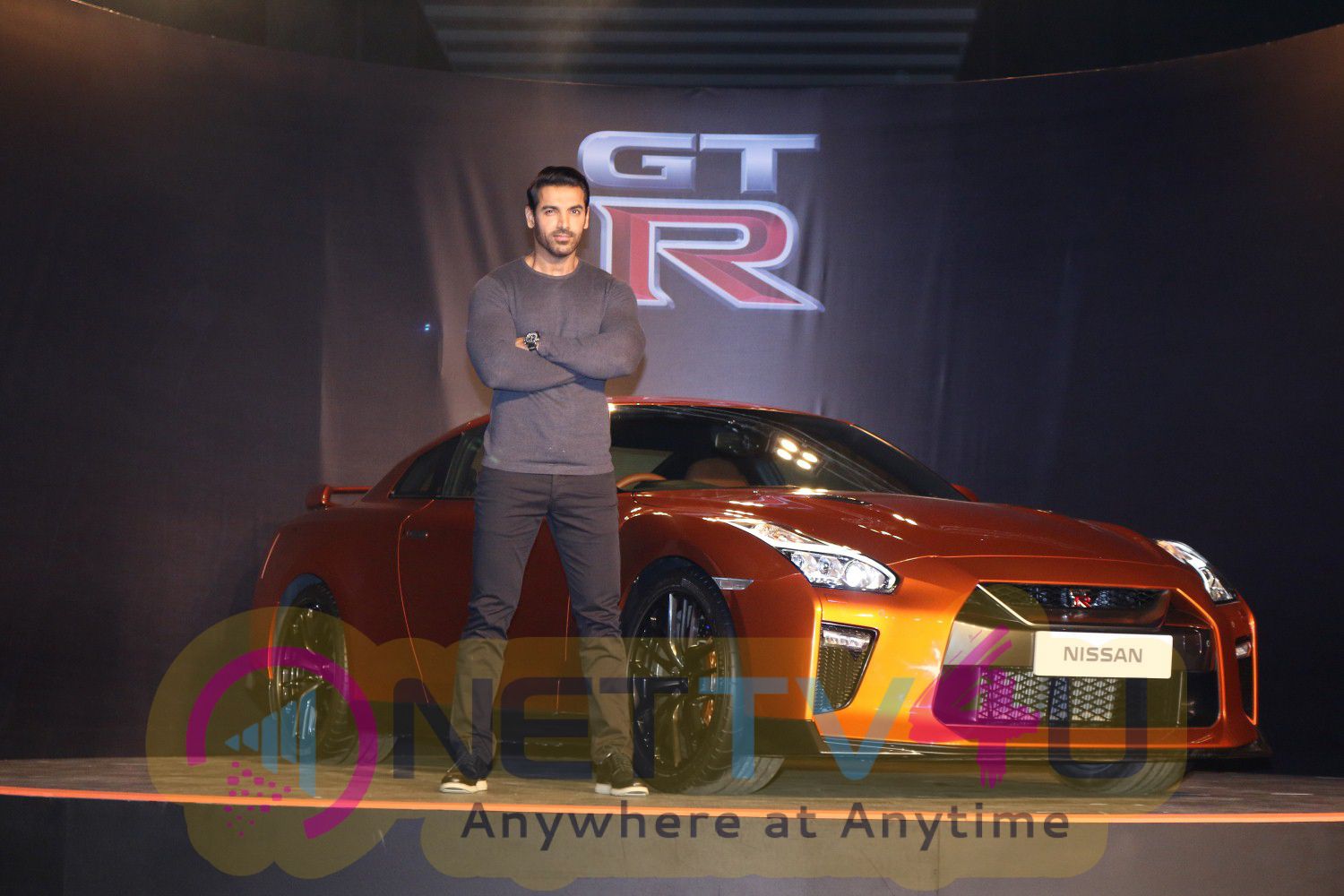 John Abraham At Launch Of Year's Much Awaited Car NISSAN GTR Beautiful  Hindi Gallery