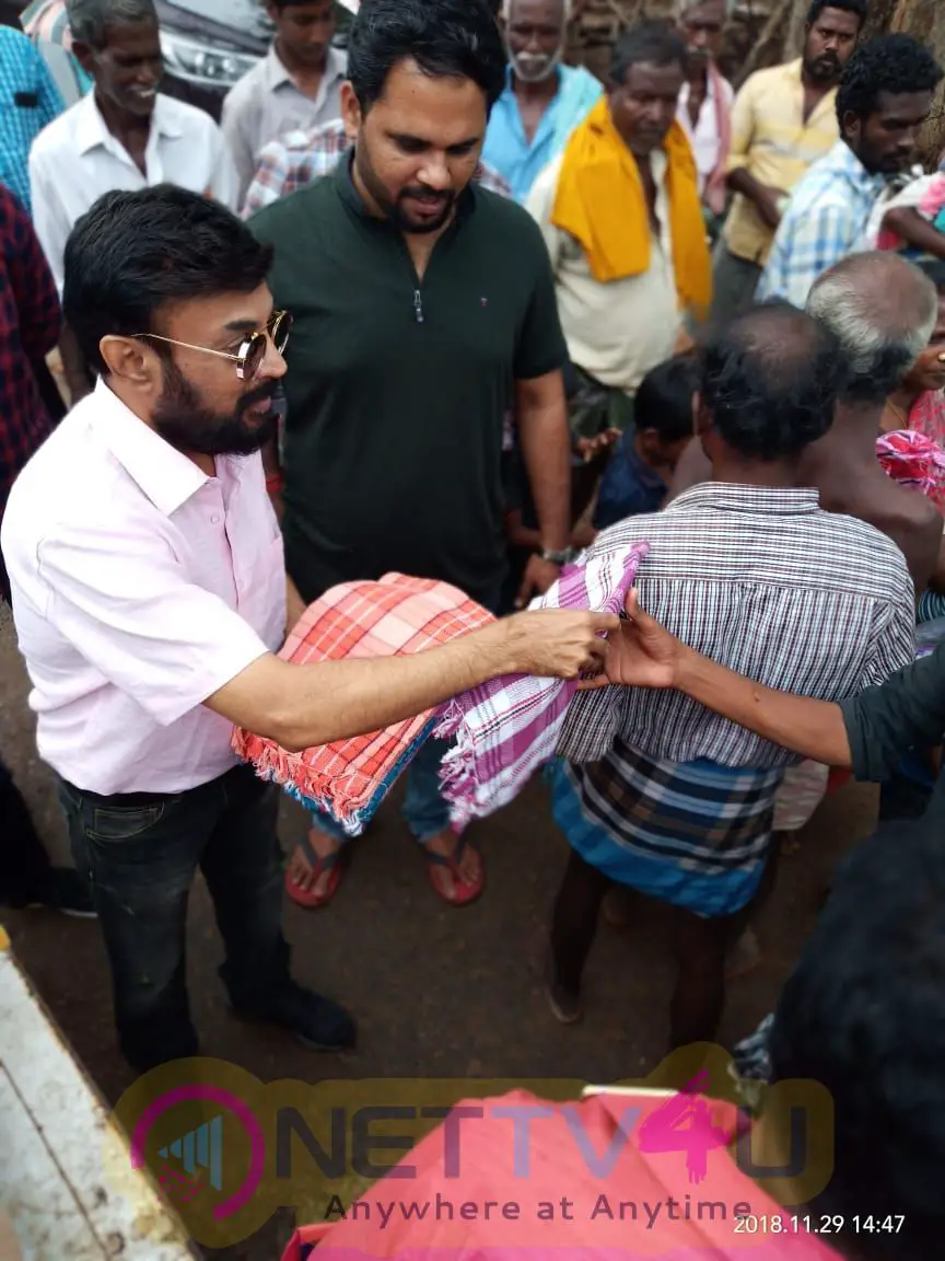 Actor Mohan Helps To Gaja Cyclone Affected Delta Peoples  Tamil Gallery