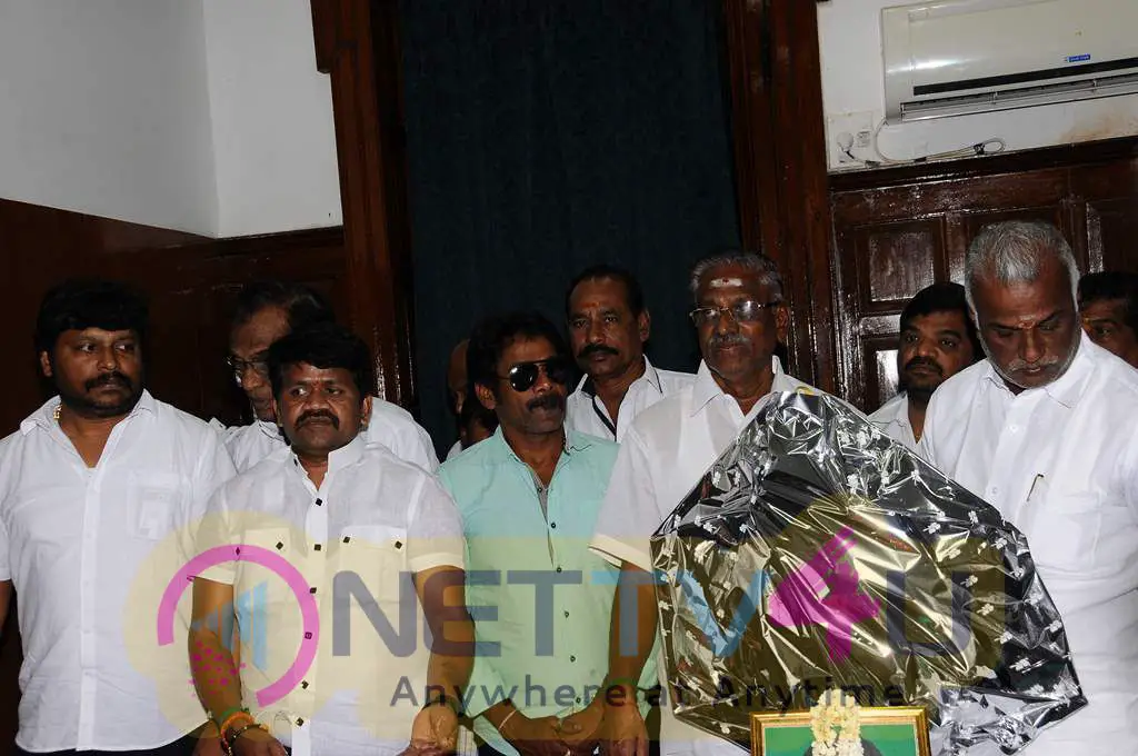 Producer Radhakrishnan Team Meets CM Edappadi K.Palaniswami Stills Tamil Gallery