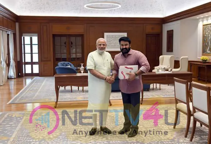 Mohanlal Meet Prime Minister Narendra Modi Pics Tamil Gallery
