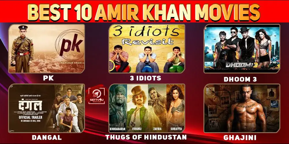 Best 10 Amir Khan Movies | NETTV4U