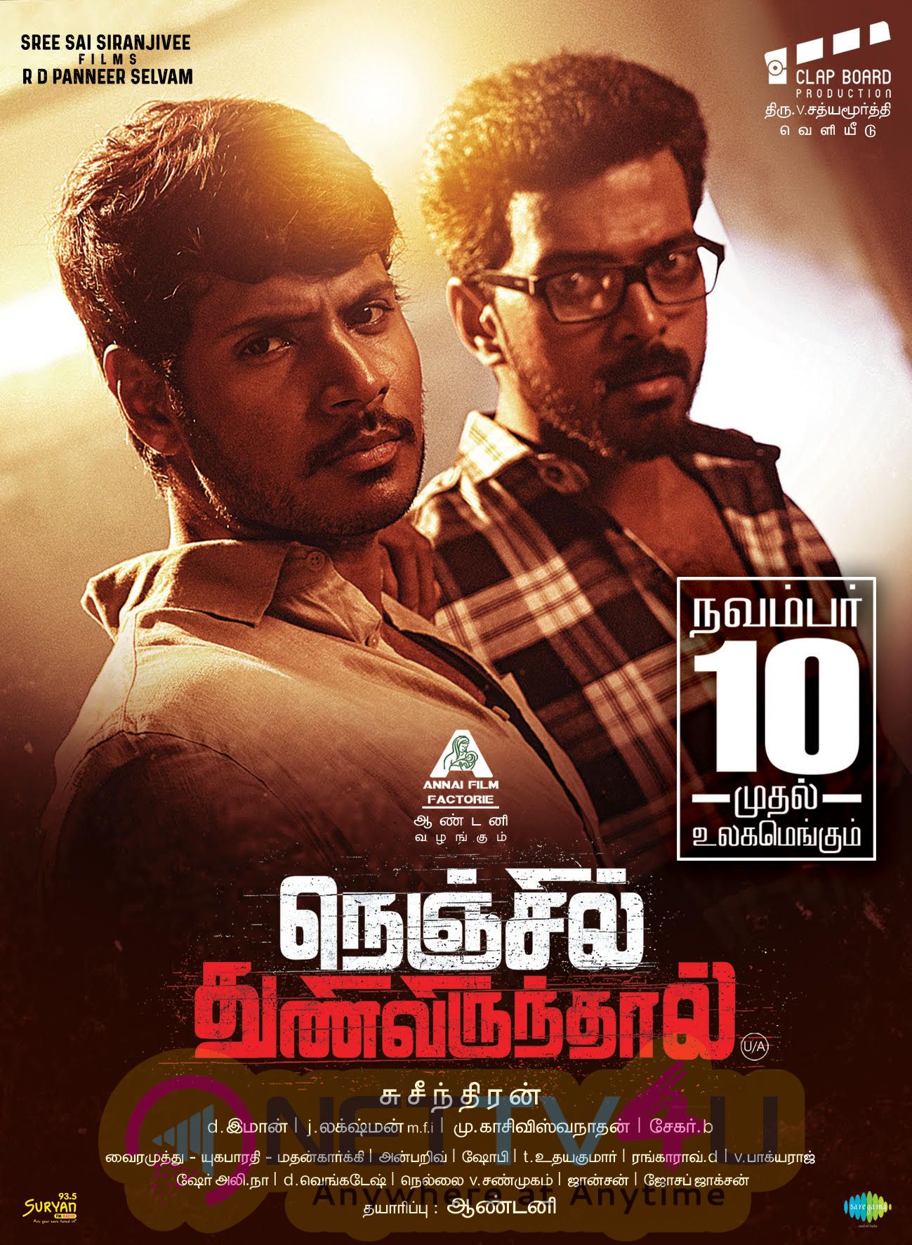 Nenjil Thunivirundhal Movie  Release Date Poster Tamil Gallery