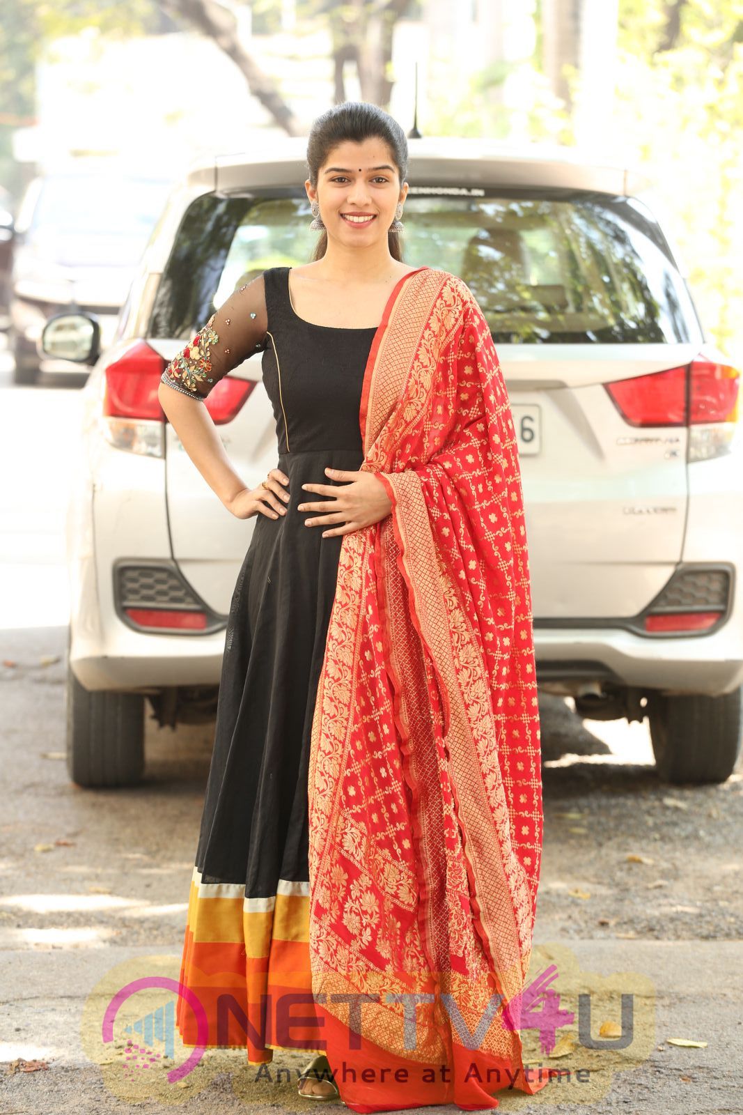 Actress Mahima At Indrasena Movie Success Meet Pics Telugu Gallery