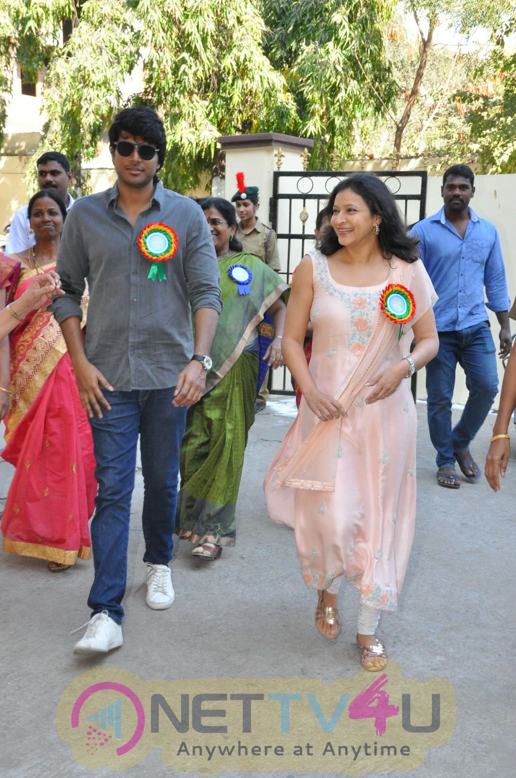 Manasuku Nachindi Movie Team At Kasturba Gandhi College  Telugu Gallery