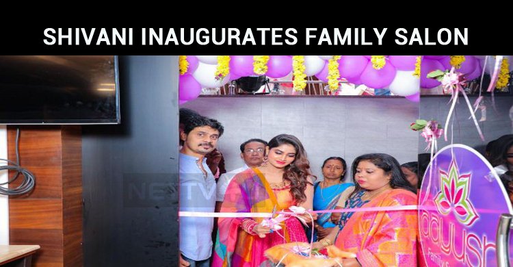 Vijay TV Fame Shivani In Nagercoil Aayush Family Salon!