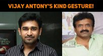 Vijay Antony's Kind Gesture!