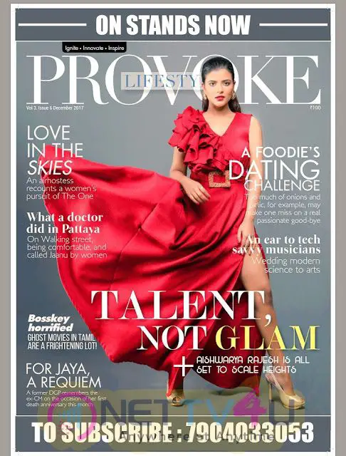 Actress Aishwarya Rajesh Photoshoot For Provoke Magazine Tamil Gallery