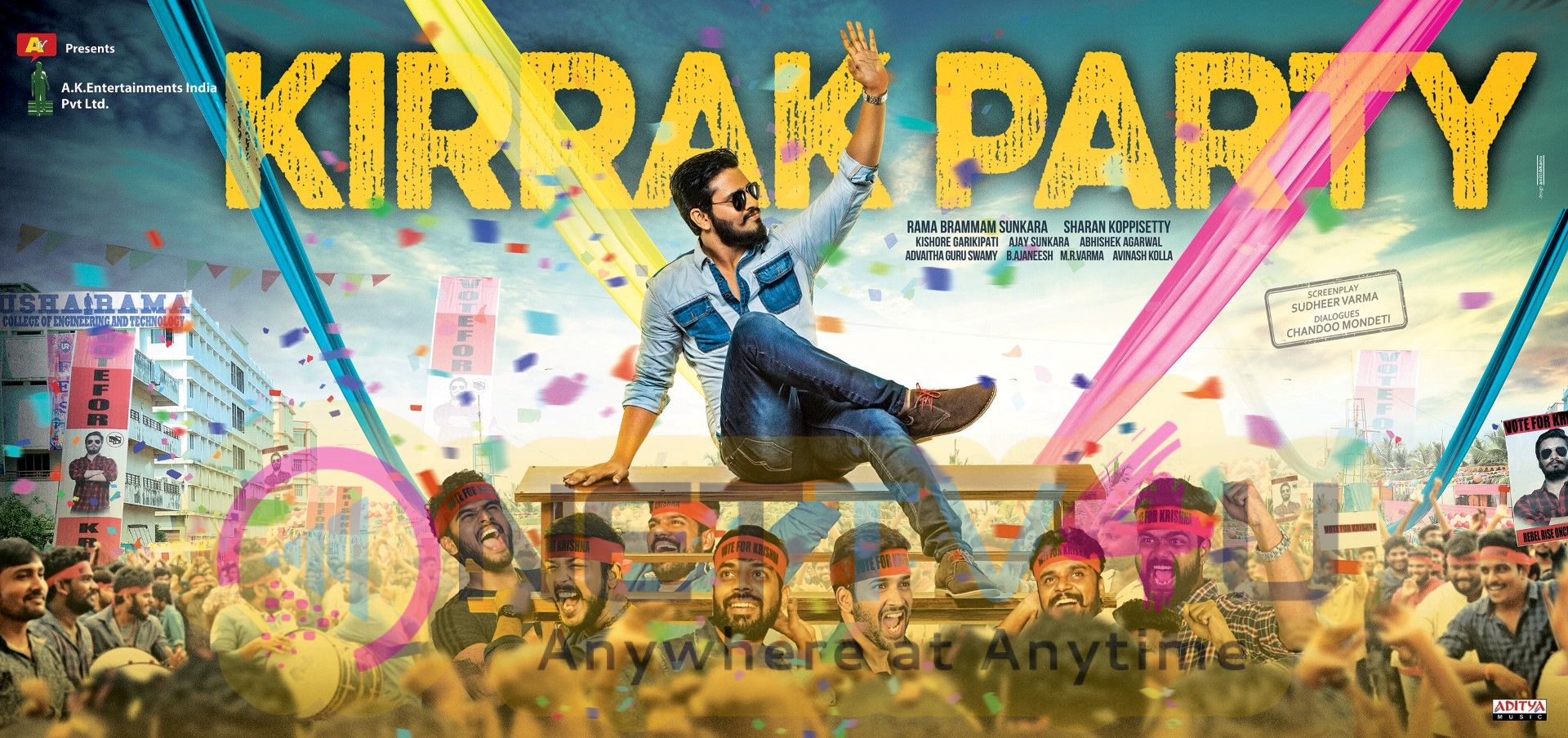 Kirrak Party Movie First Look Poster Telugu Gallery