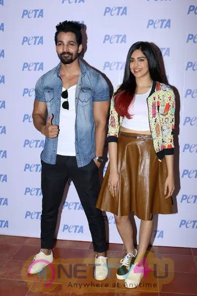 Adah Sharma And Harshvardhan Rane Unveil PETA India First Vegan Fashion Lookbook Hindi Gallery