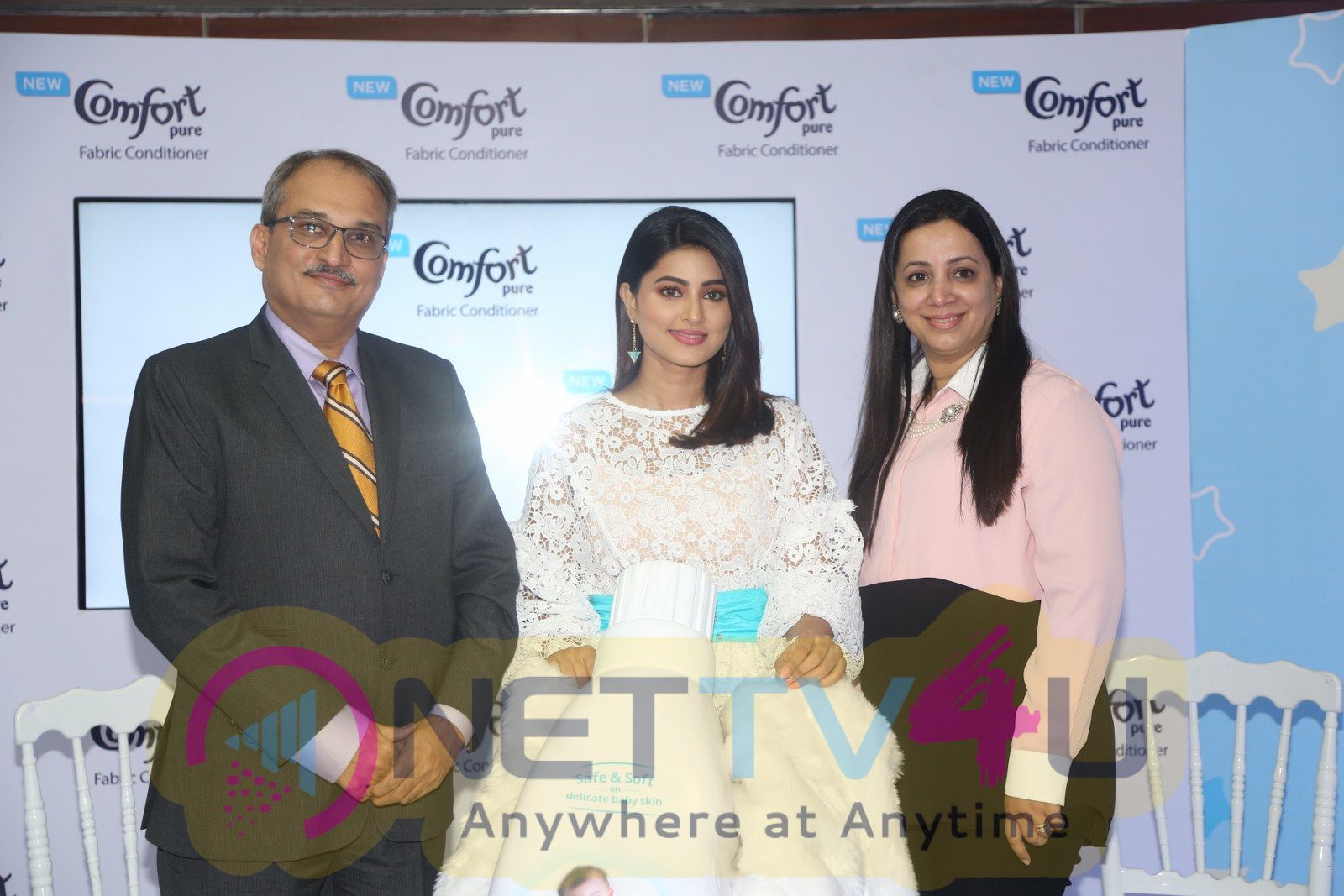 Actress Sneha Launches Comfort Pure Fabric Conditioner Baby Clothes
