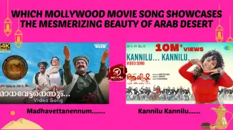 Which Mollywood Movie Song Showcases The Mesmerizing Beauty Of Arab Desert