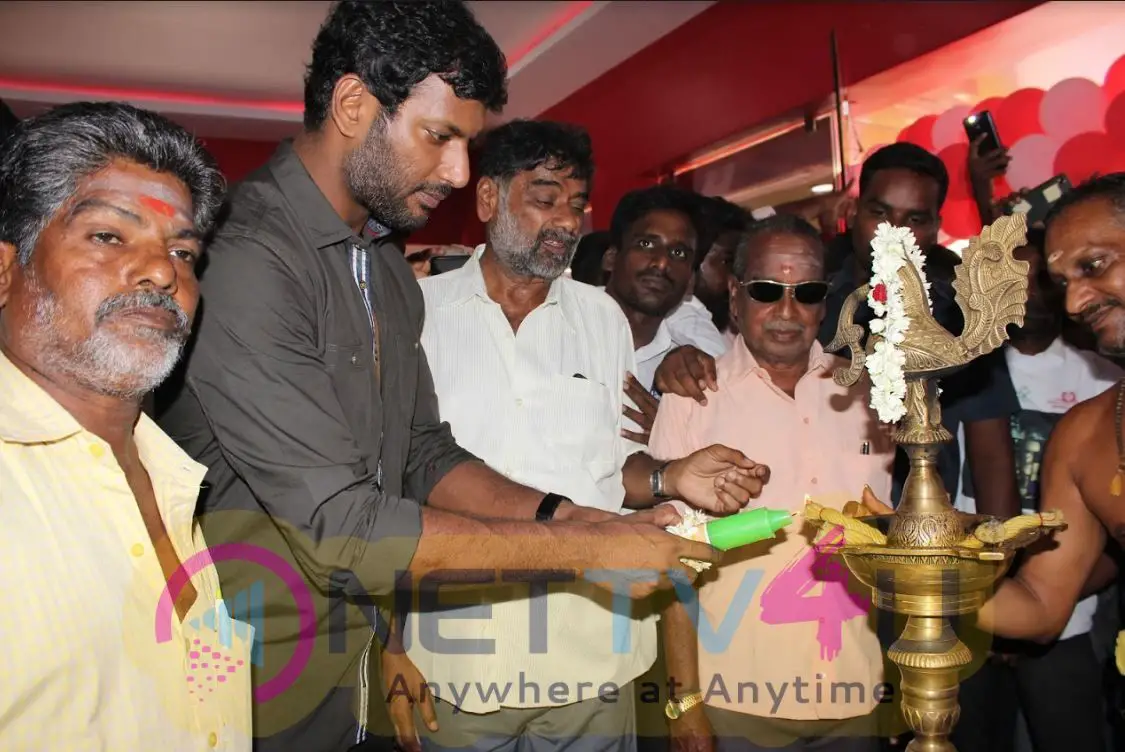 Vishal Inaugurate Thiruvotriyur MSM Lemuria Cinema Theater Photos Tamil Gallery