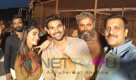 Bellamkonda Sai Sreenivas Saakshyam Hospet Adventurous Schedule Finished Pics Telugu Gallery