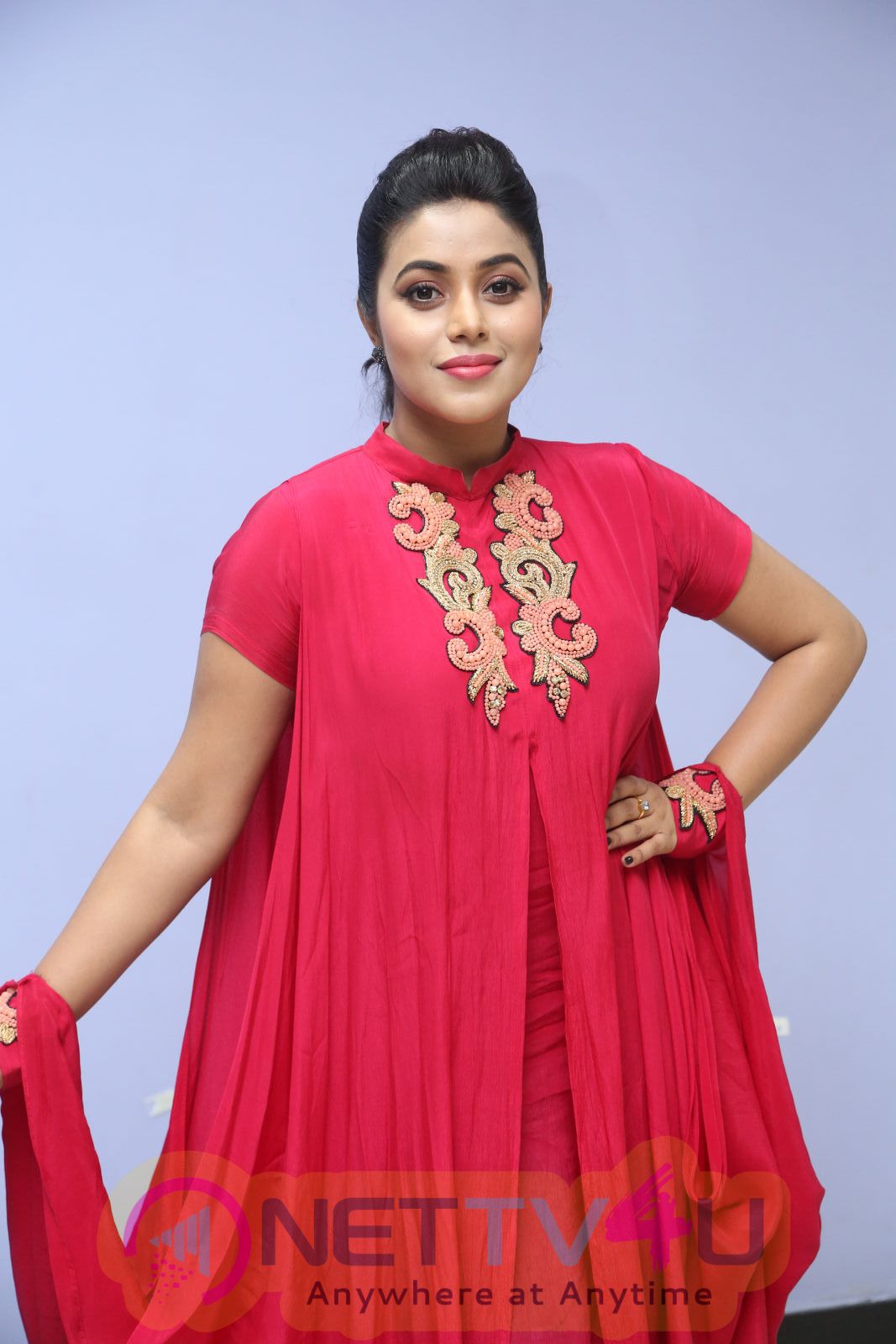 Actress Shamna Kasim Lovely Pics At Rakshasi Movie Motion Poster Launch ...