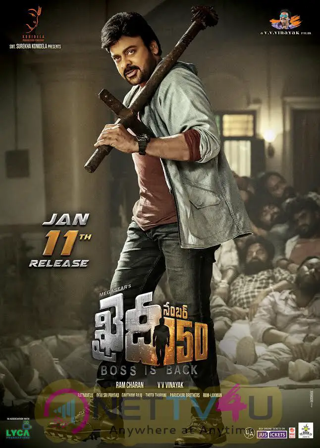 Khaidi No 150 Movie Release Date Posters  Telugu Gallery
