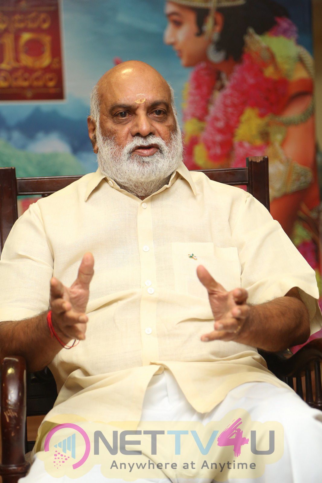 Refined Photos Of K Raghavendra Rao Interview About ONV Movie Telugu Gallery