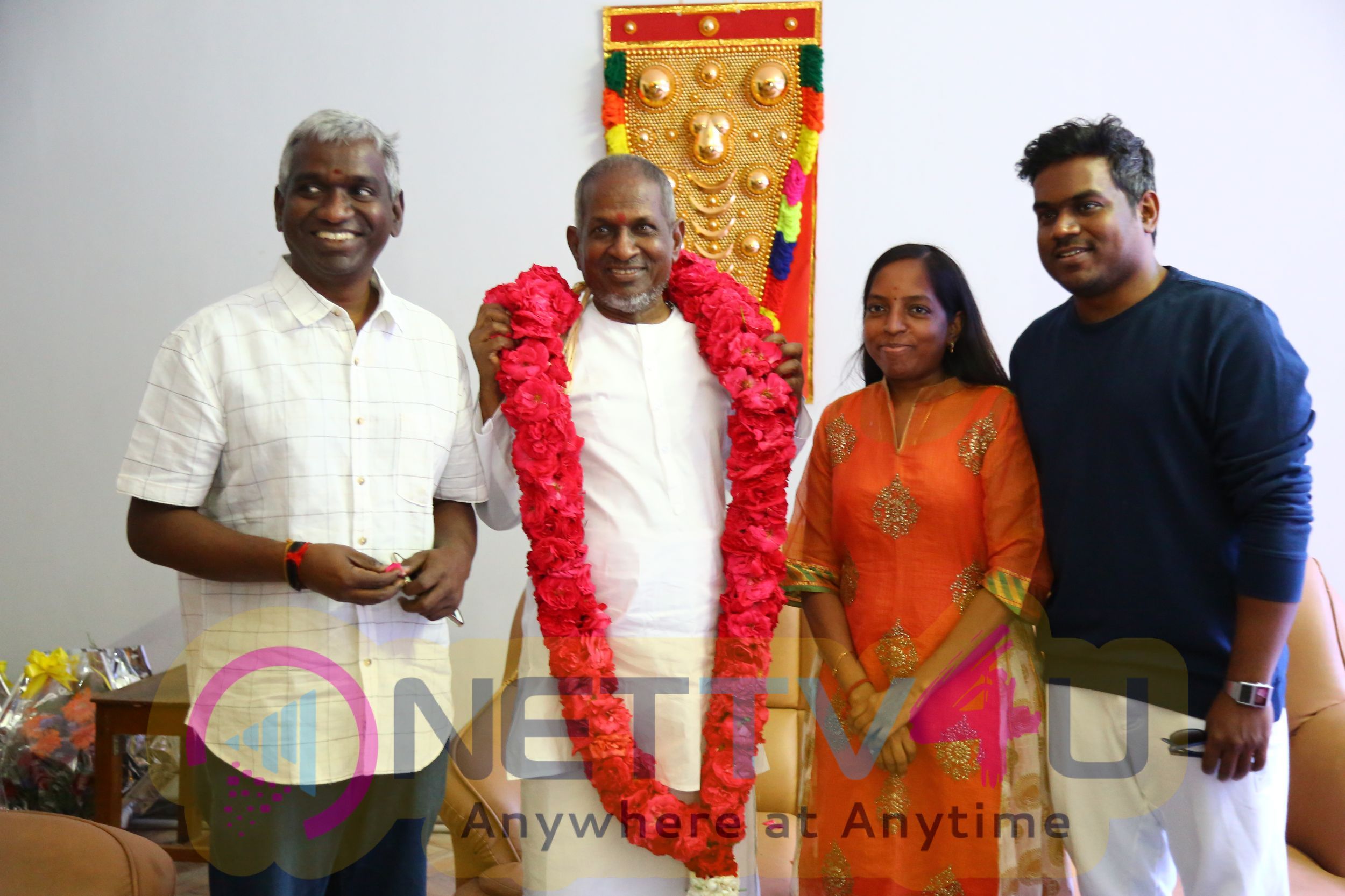 Yuvan Shankar Raja Meets Isaignani Ilaiyaraaja Images Tamil Gallery