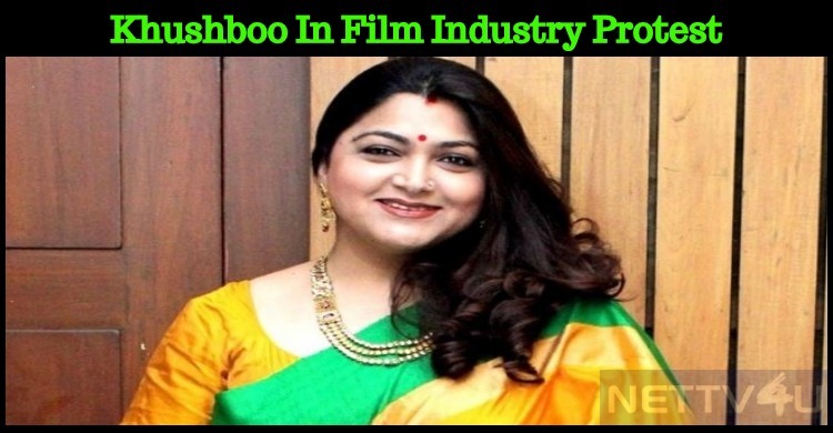 Khushboo To Take Part In The Protest!