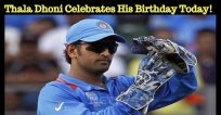 Thala Dhoni Celebrates His Birthday Today!