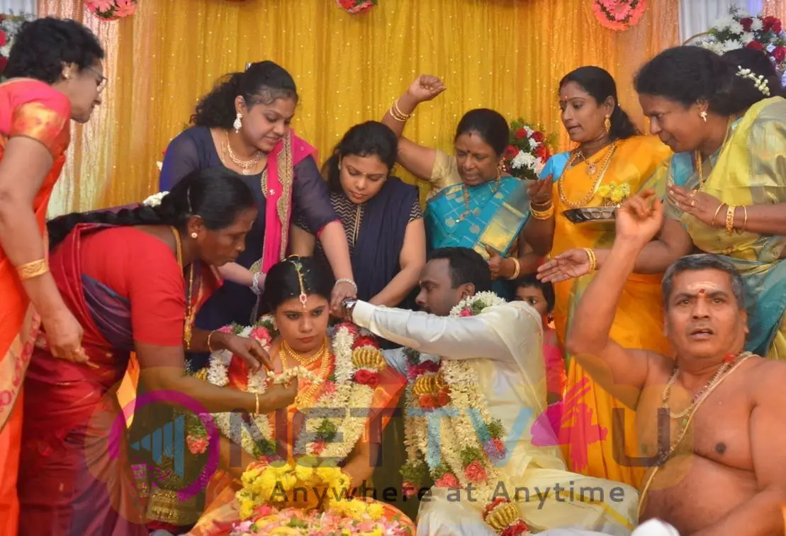Producer M Ramanathan Daughter Wedding Images Tamil Gallery