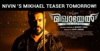 Nivin Pauly’s Mikhael Teaser Will Be Out Tomorr..