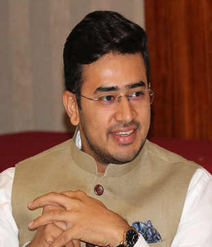 Kannada Politician Tejasvi Surya