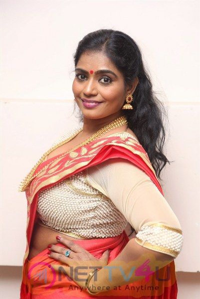 Jayavani Character Artist Latest Hot In Sari Photos Telugu Gallery