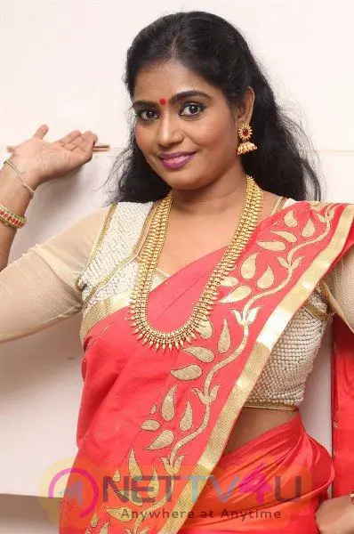 Jayavani Character Artist Latest Hot In Sari Photos Telugu Gallery