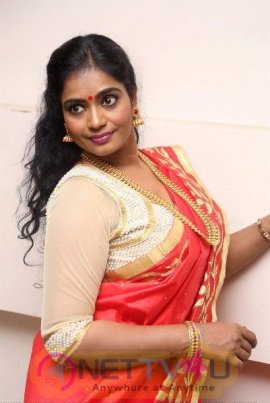 Jayavani Character Artist Latest Hot In Sari Photos Telugu Gallery