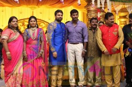 FEFSI Vijayan Master Son Wedding Reception Photos Tamil Gallery