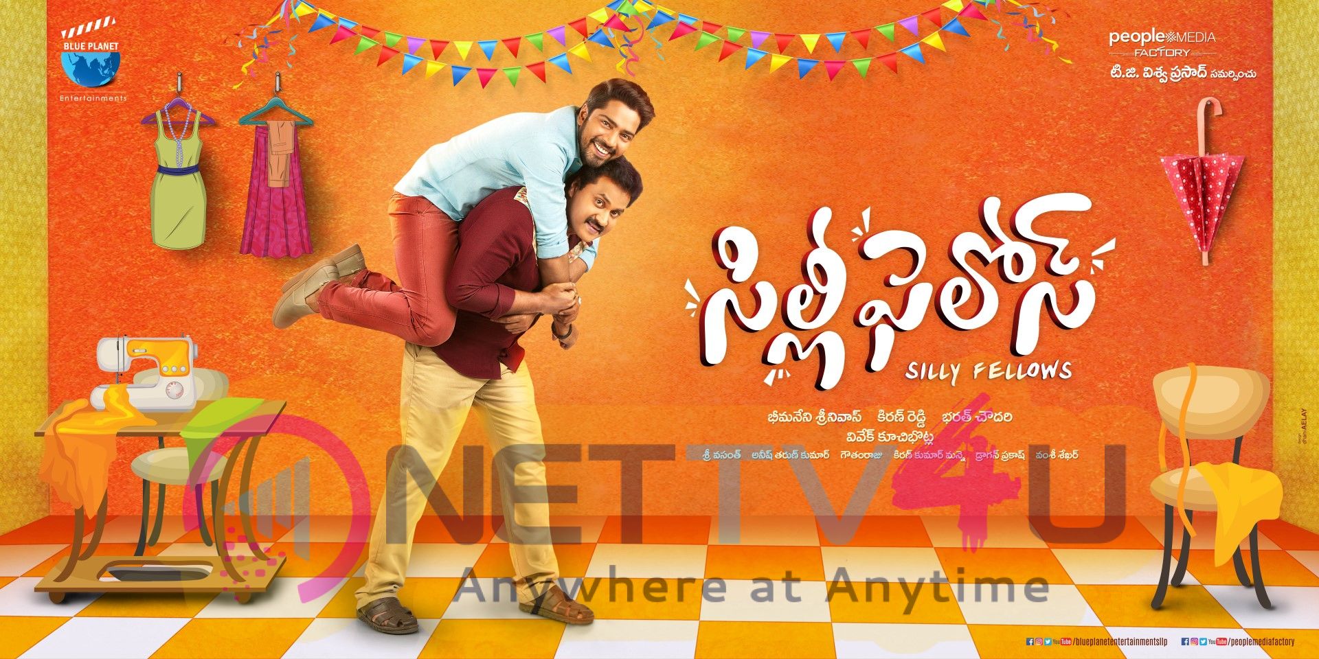 Silly Fellows Movie Posters Telugu Gallery