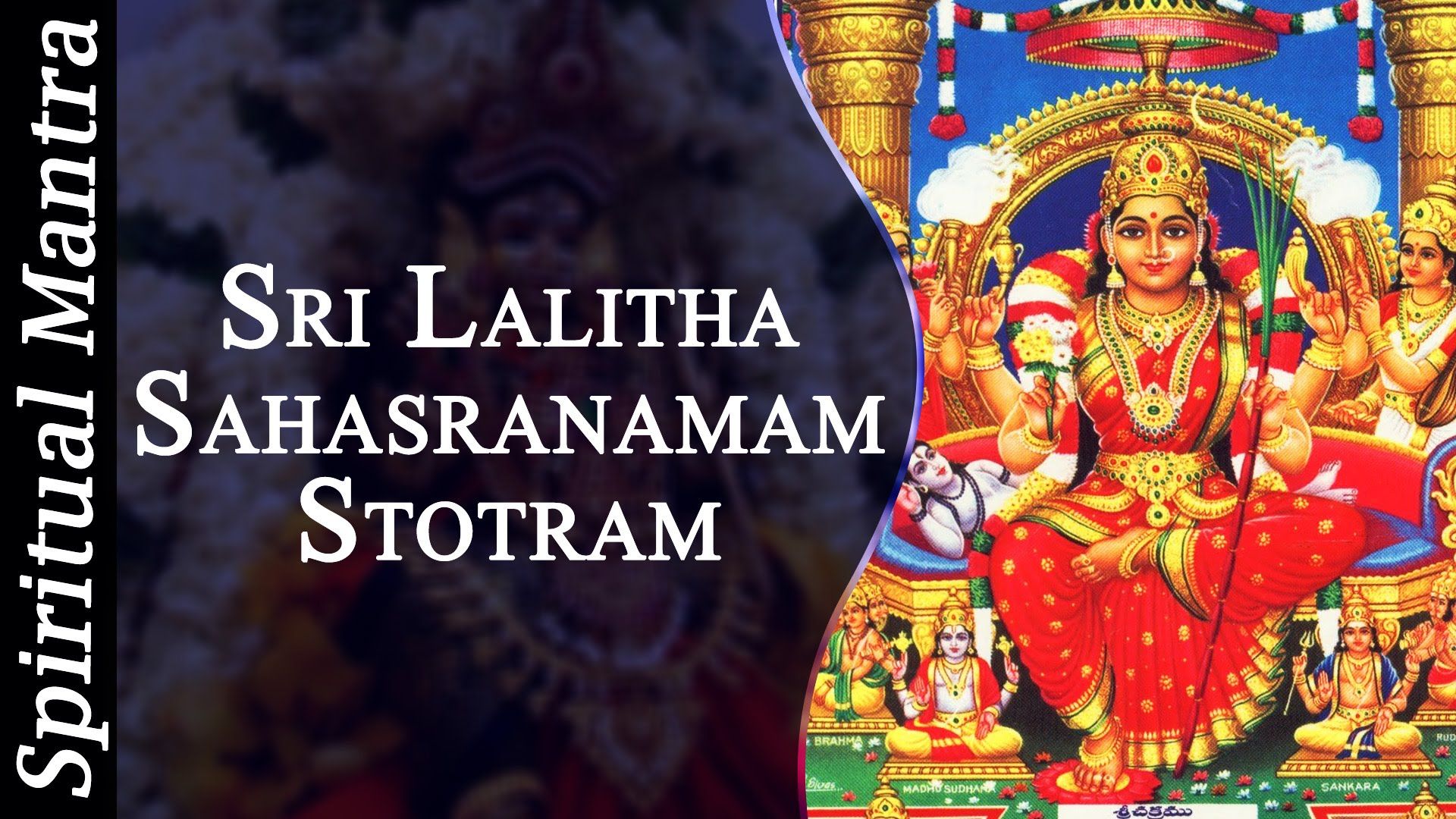 Sri Lalitha Sahasranama Sthotram Telugu TV SHOWS on Bhakthi TV.