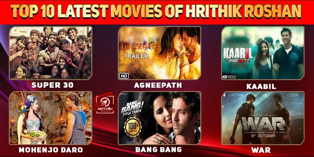 Top 10 Latest Movies Of Hrithik Roshan
